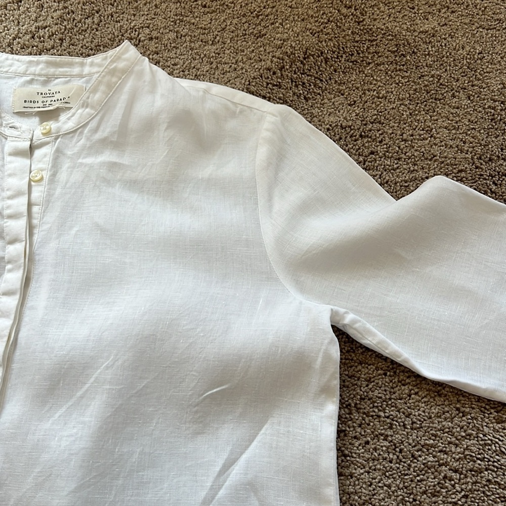 TROVATA Linen Tori Henley Tunic - Picture 11 of 15